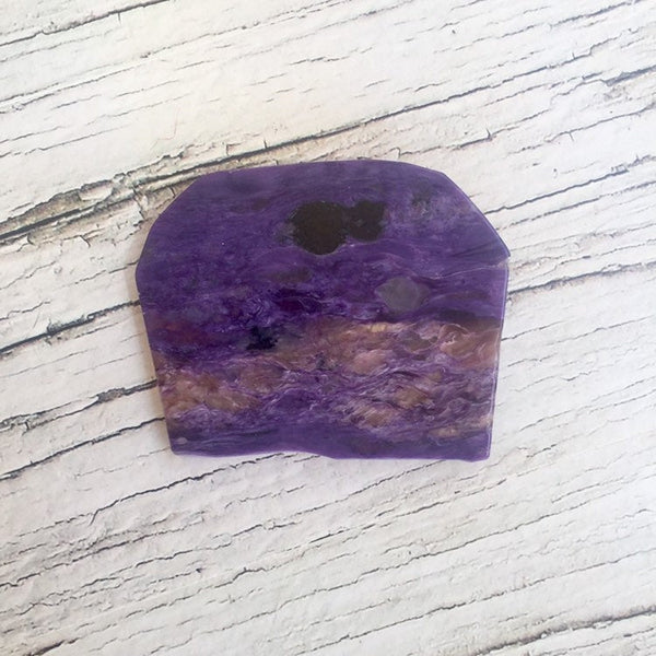 Charoite Polished slab - for Courage, Strength & Guidance