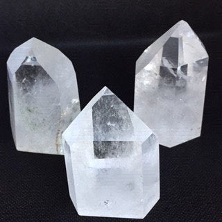 Clear Quartz Point | Brazilian Clear Quartz | Crystal Point | Clear Quartz Cut Base | Clear Quartz Tower