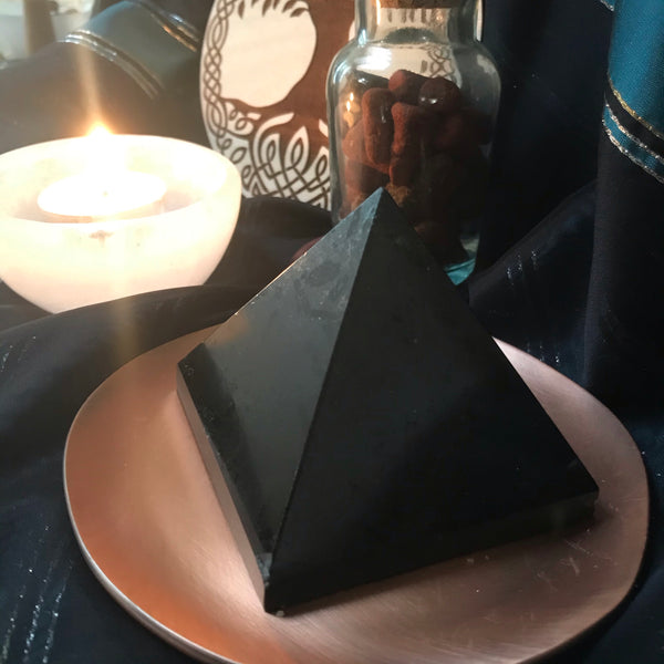 Black Tourmaline Pyramid