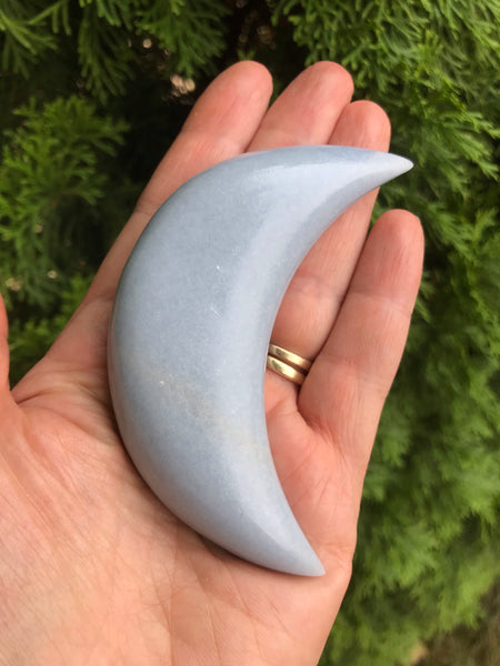 Angelite Moon, for Serenity & Connecting to Spirit Guides