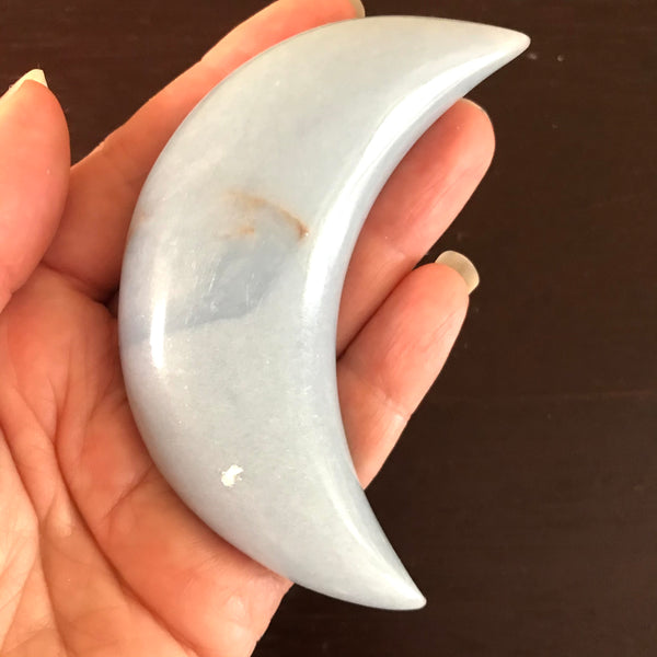 Angelite Moon, for Serenity & Connecting to Spirit Guides