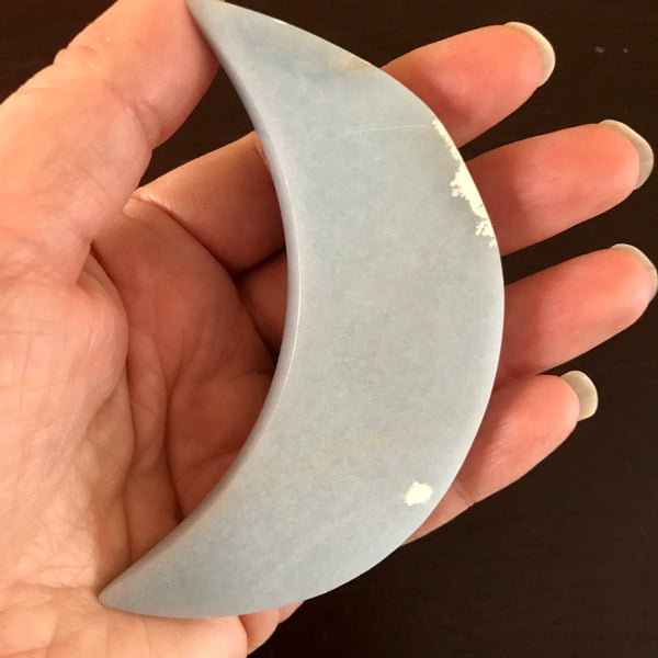 Angelite Moon, for Serenity & Connecting to Spirit Guides