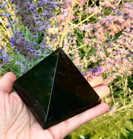 Black Tourmaline Pyramid