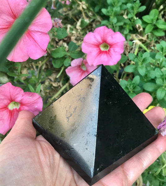 Black Tourmaline Pyramid